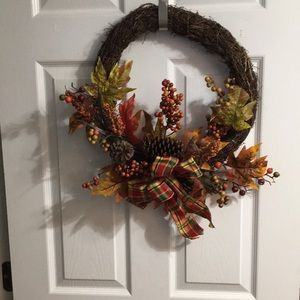 Fall wreath - gently used